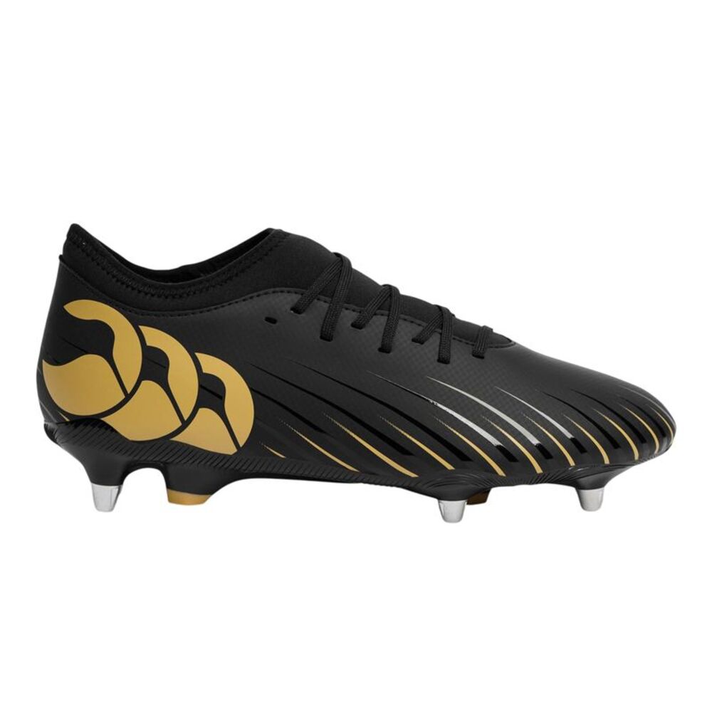 Canterbury Mens Speed Falcon Team Soft Ground Rugby Boots / Black